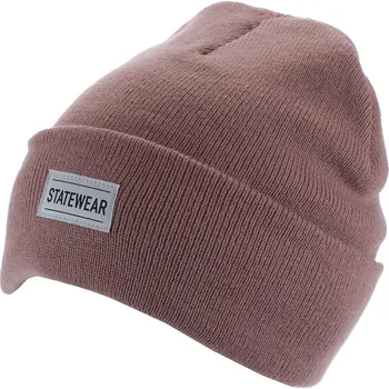 Čepice čepice Statewear Juno Fold - Dusty Rose one size