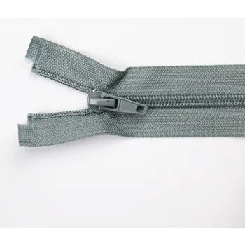 Zip Pro Háčkování Spirálový zip dělitelný 40 cm šedý