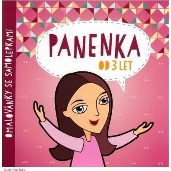 omalovánky Omalovánky se samolepkami - Panenka