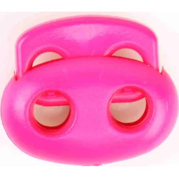 Pro Háčkování Brzdička dvoušňůrová velká neonově růžová