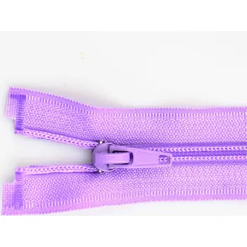 Zip Pro Háčkování Spirálový zip dělitelný 30 cm lila