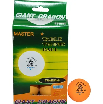 Pingpongový míček Míčky na stolní tenis Master 1* Barva: Oranžová