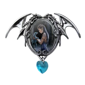 Létající drak Vodní drak - kamej Anne Stokes - Amulet