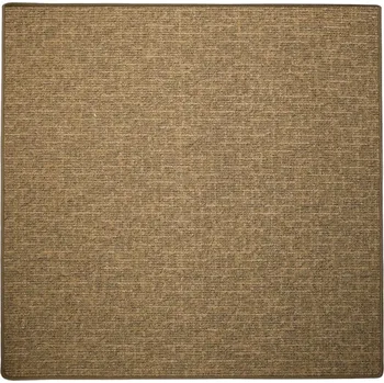 Koberec Kusový koberec Alassio zlatohnědý čtverec, 60x60, hnědá, chodba / předsíň, Vopi - 1 rok na vrácení + DOPRAVA ZDARMA k Vám i zpět