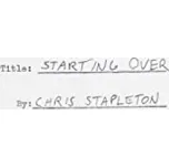 Stapleton, Chris: Starting over (CD)