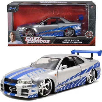 autíčko Jada Rychle a zběsile Brianův Nissan Skyline 1:24