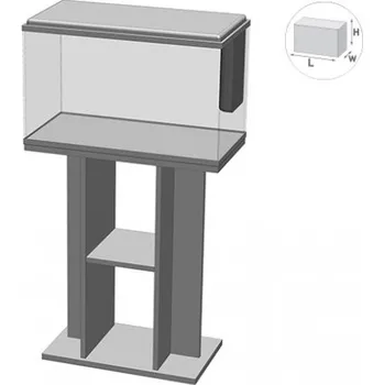 Aquatlantis Stolek Advance LED 80 80x30x70 Varianta: černá