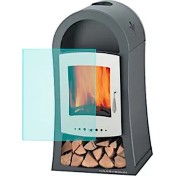 Krbová kamna Žáruvzdorné sklo na Vestre 340 x 380 mm, Haas und Sohn