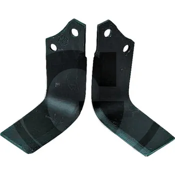 Frézovací nůž levý typ B / BI / C / SC zahnutý 215 x 142 mm pro Maschio, Vogel půdní frézy