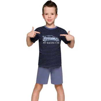 Chlapecké pyžamo Taro Chlapecké pyžamo s autem Max proužky Velikost: 92