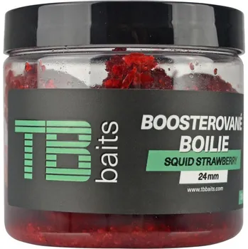 Nástraha TB Baits Boosterované Boilie příchuť/hmotnost/velikost: Peach-Liver/120g/20-24mm