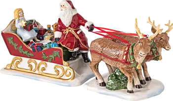 Vánoční dekorace Villeroy & Boch Christmas Toys Santovo spřežení 36 cm