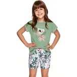 Taro Dívčí pyžamo Hanička zelené s koalou Velikost: 92