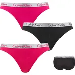 Calvin Klein kalhotky QD3561E 3 pack 6VS - Vícebarevné / XS