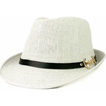 Klobouk Pánský klobouk v bílé barvě 18-79