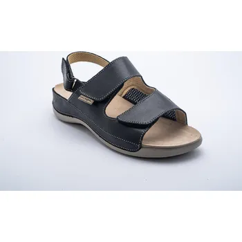Dámské sandále MEDISTYLE zdravotní dámský sandál ŠARLOTA Barva: Černá, Velikost EU: 40