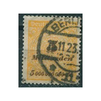 Poštovní známka (1923) MiNr. 327 A - O - Deutsches Reich - Čísla v kruhu, 5 miliard Marek
