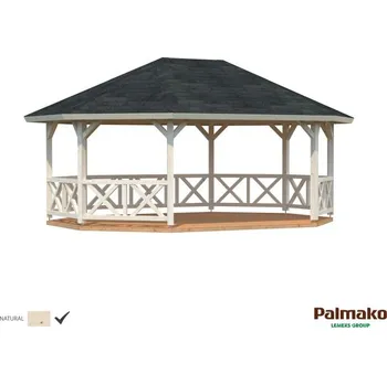 Zahradní altán Zahradní altán Palmako BETTY 25,0 m2 (467/617 cm, tl.120x120 mm)