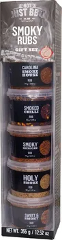 Koření Not Just BBQ Smoky Rubs Gift Set 355 g