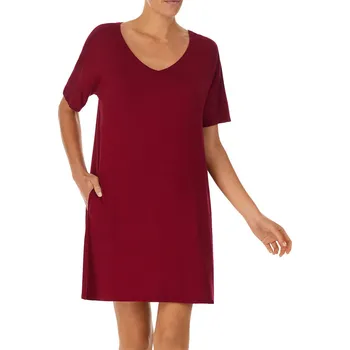 Dámská noční košile DKNY noční košilka YI2319330 vínová - Vínová / M