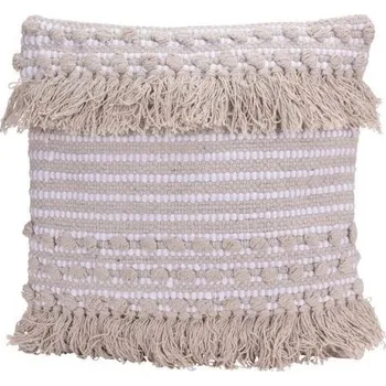 Polštář Polštář Homestyling KO-A35850010des3 dekorační se střapci bavlna 45 x 45 cm DESIGN 3
