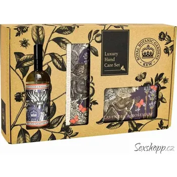 Kosmetická sada Sada pro péči o ruce English Soap Company Lavender & Rosemary – levandule a rozmarýn, 3 ks