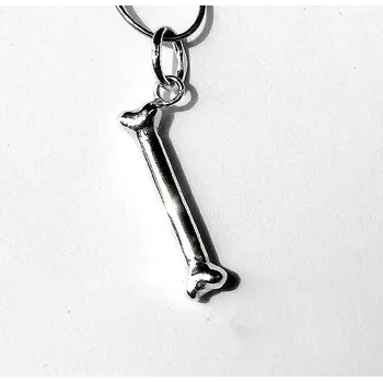 Přívěsek Stříbrný přívěsek kost - DN49 (Stříbrný přívěsek 3D kost)