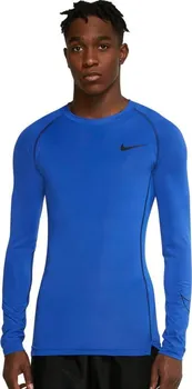 Pánské tričko NIKE M Np Top Ls Tight Dd1990-480 modré M