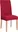 Springos Spandex elastický potah na židli 38-52 cm, červený