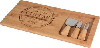 Kuchyňské prkénko Koopman International Bamboo Cheese set 4 ks 38 x 18,5 x 1,5 cm