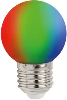 Žárovka Spectrum LED Ball E27 1W 230V 20lm RGB