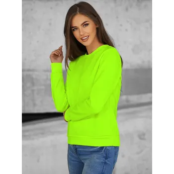 Dámská mikina Ozonee Dámská mikina Ciruela neonová zelená S