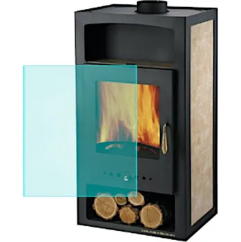 Krbová kamna Žáruvzdorné sklo na Adria 380 x 340 mm, Haas und Sohn