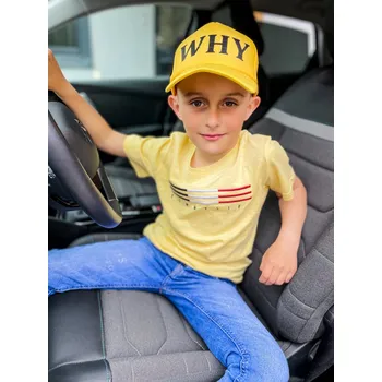 Chlapecké triko TOMMY LIFE žluté, Velikost 4-5 roků