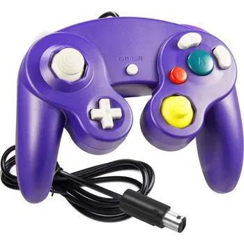 Herní příslušenství Gamepad ovládač pro Nintendo Gamecube NGC W Barva: Fialová