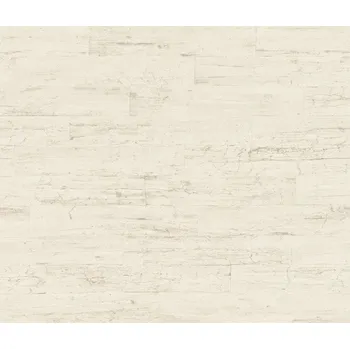 Tapeta Vliesová tapeta krémová, dřevo 537000 / Tapety na zeď Curiosity (0,53 x 10,05 m) Rasch