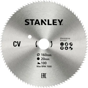 Pilový kotouč Pilový kotouč 160x20mm, 100 zubů STA10165 STANLEY