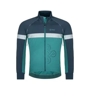 Cyklistická bunda Kilpi NERETO-M tmavě zelená XS; Zelená bunda + DÁREK DLE VÝBĚRU!