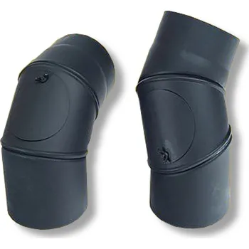 Kouřovod Koleno čist. 0-90°, stavitelné (120 mm)