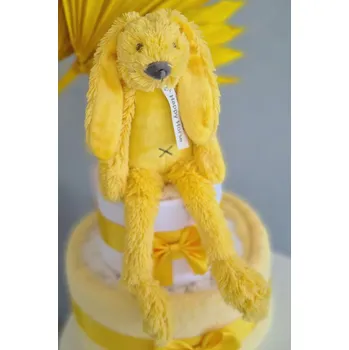 Přebalování Plenkový dort s králíčkem Richie žlutá