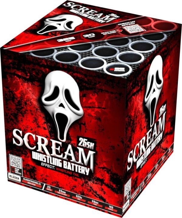 Klásek Pyrotechnics Kompakt Scream Battery 25 ran - Zbozi.cz
