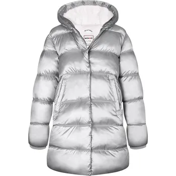 Kojenecká bunda Minoti Kabát dívčí nylonový Puffa podšitý microfleecem, Vel. 98/104