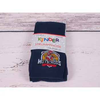 Chlapecké oblečení CNB BERLIN Punčocháče DE 60160 tm. modré motokros velikost oblečení - děti: 86/92