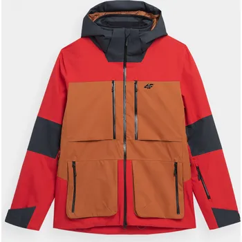 Pánská větrovka 4F H4Z22-KUMN012 DARK RED Pánská lyžařská bunda US 3XL