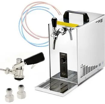 Chladicí zařízení na pivo Lindr PYGMY 25/K NEW Green Line kompletní sestava 1 - naražeč BAJONET