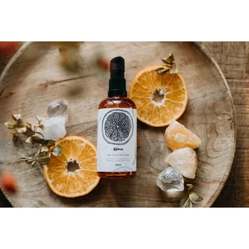 Pleťový olej Alma Prohřívací tělový olej “Za Sluncem”, 100ml