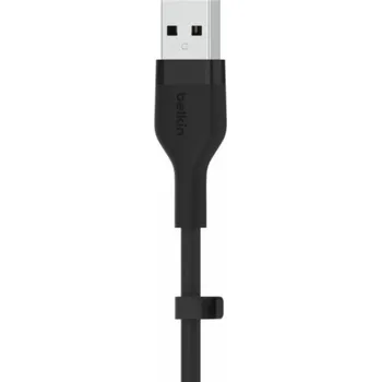 Datový kabel Belkin Flex Lightning/USB-A 1m mfi cert., cerný CAA008bt1MBK