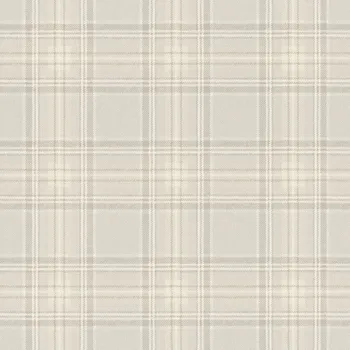 Tapeta Vliesová tapeta béžovo-šedé káro 537444 / Tapety na zeď Curiosity (0,53 x 10,05 m) Rasch