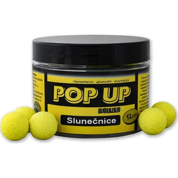 Boilies Carpservis Pop Up - dóza/40 g/12 mm/Slunečnice