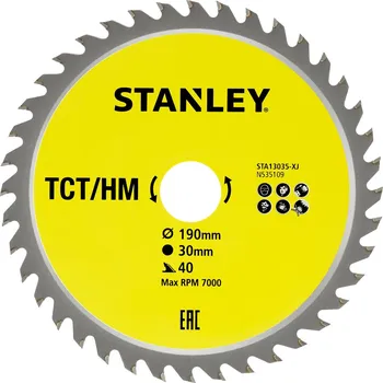 Pilový kotouč Pilový kotouč 190x30mm, 40 zubů STA13035 STANLEY
